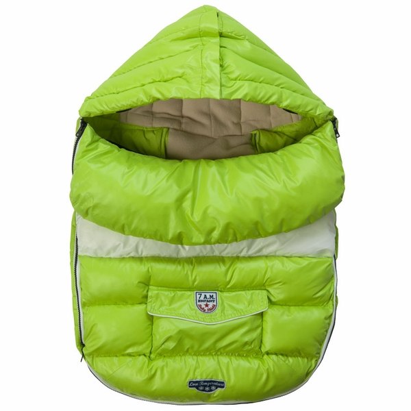 7 A.M. Enfant Baby Shield Footmuff, Medium - Neon Lime