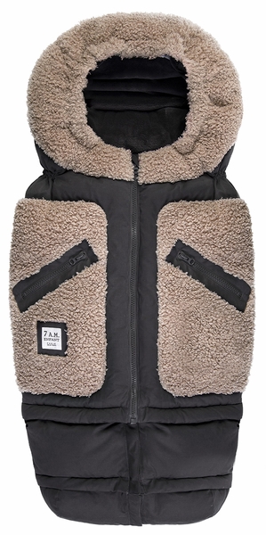 7 A.M. Enfant Blanket 212 Evolution Footmuff - Oatmeal Teddy