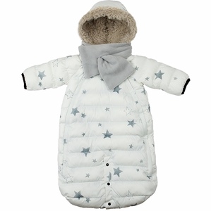 7 A.M. Enfant Doudoune, Medium - Stars White