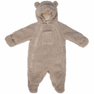 7 A.M. Enfant Jumpsuit Bebe - Teddy - Oatmeal Teddy (6-12m)