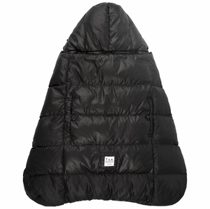 7 A.M. Enfant K Poncho Carrier Cover Heavyweight - Black (0-3T)