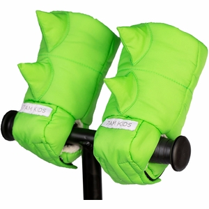 7 A.M. Enfant KIDS Warmmuffs - Dino - Green (2T-4T)