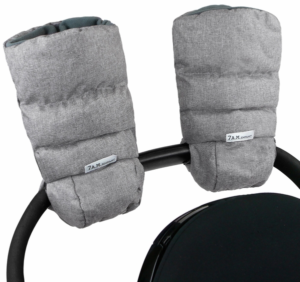 7 A.M. Enfant Warmmuffs - Heather Gray
