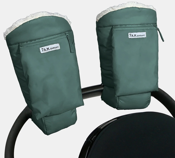 7 A.M. Enfant Warmmuffs - Oslo - Pine (One Size)