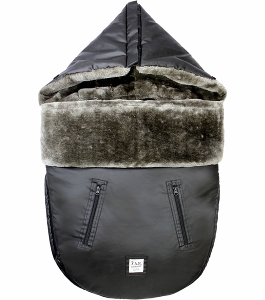 7 A.M. Enfant POD Footmuff, Small/Medium (0-18M) - Waxed Forest