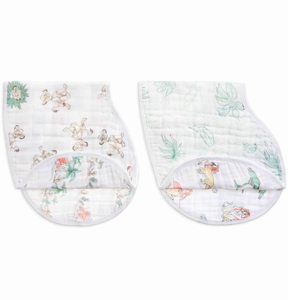 Aden + Anais Burpy Bibs, 2 Pack - Disney Lion King
