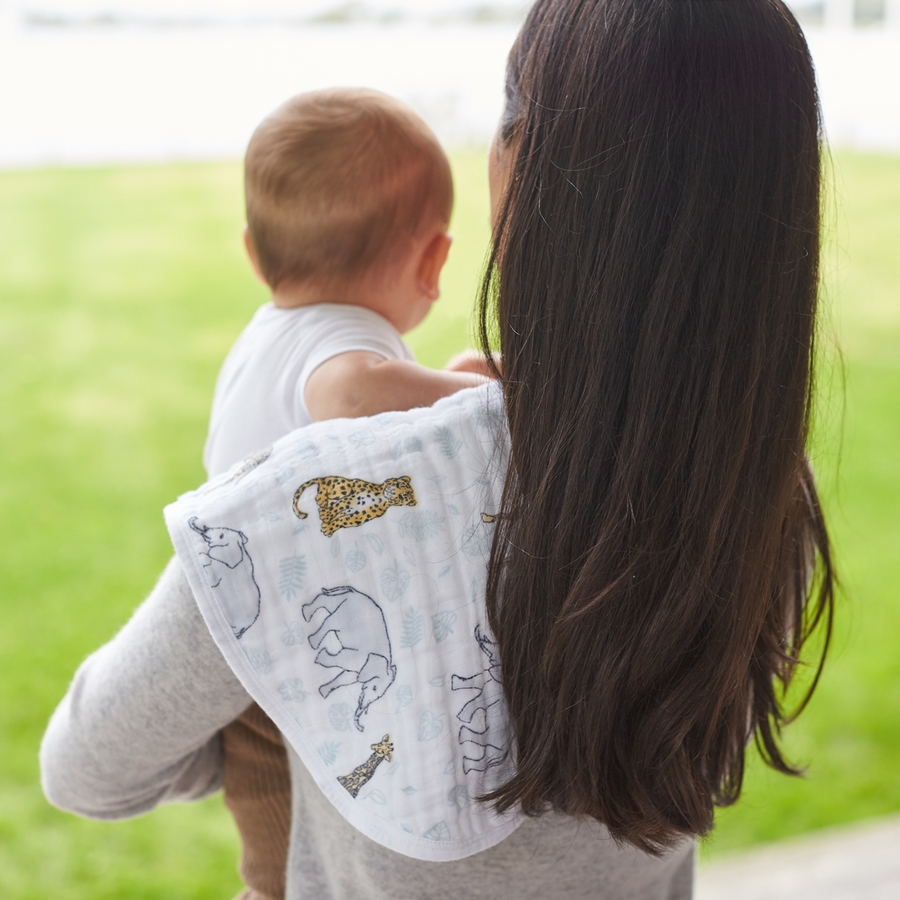 Aden + Anais Burpy Bibs, 2 Pack Jungle