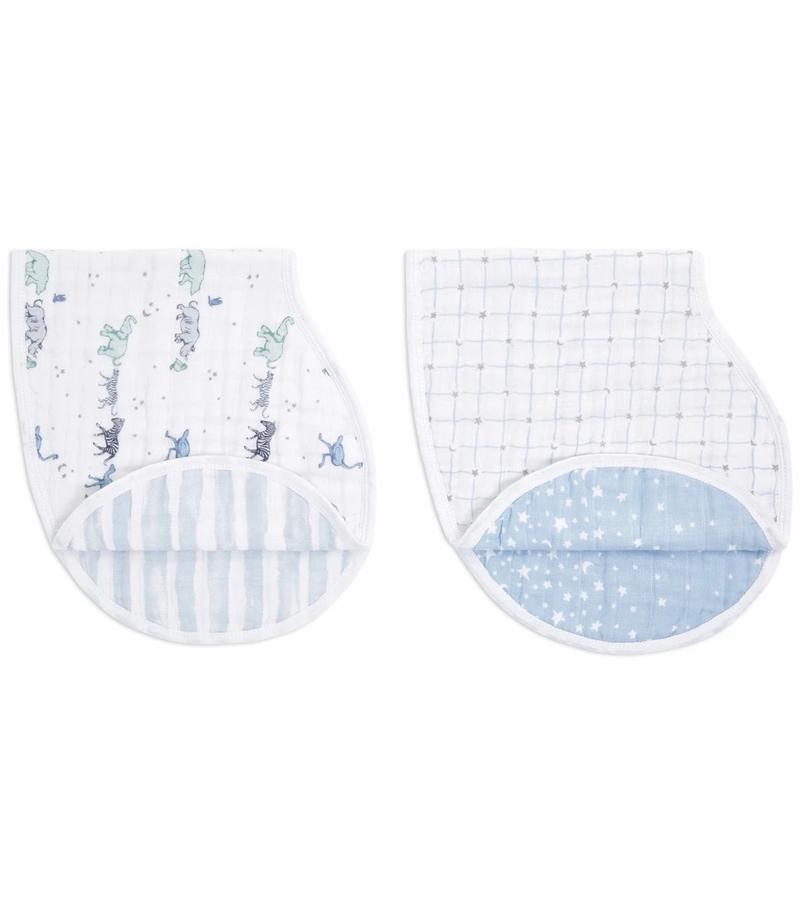 Aden + Anais Burpy Bibs, 2 Pack Rising Star