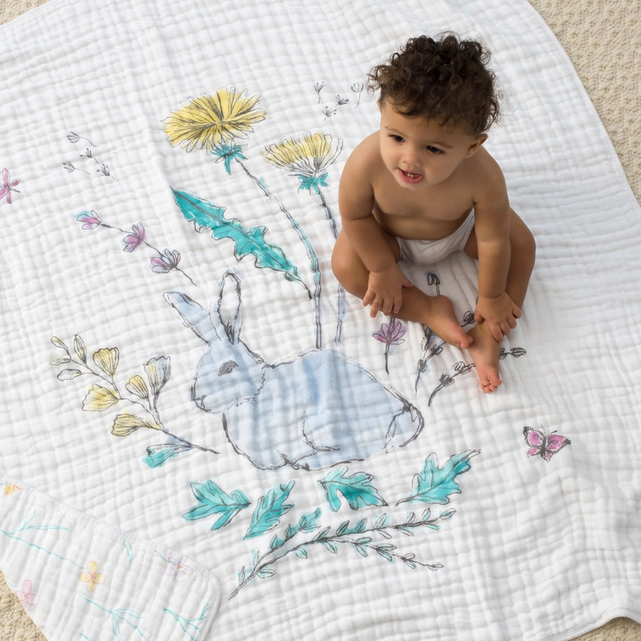 Aden + Anais Classic Dream Blanket Forest Fantasy Rabbits