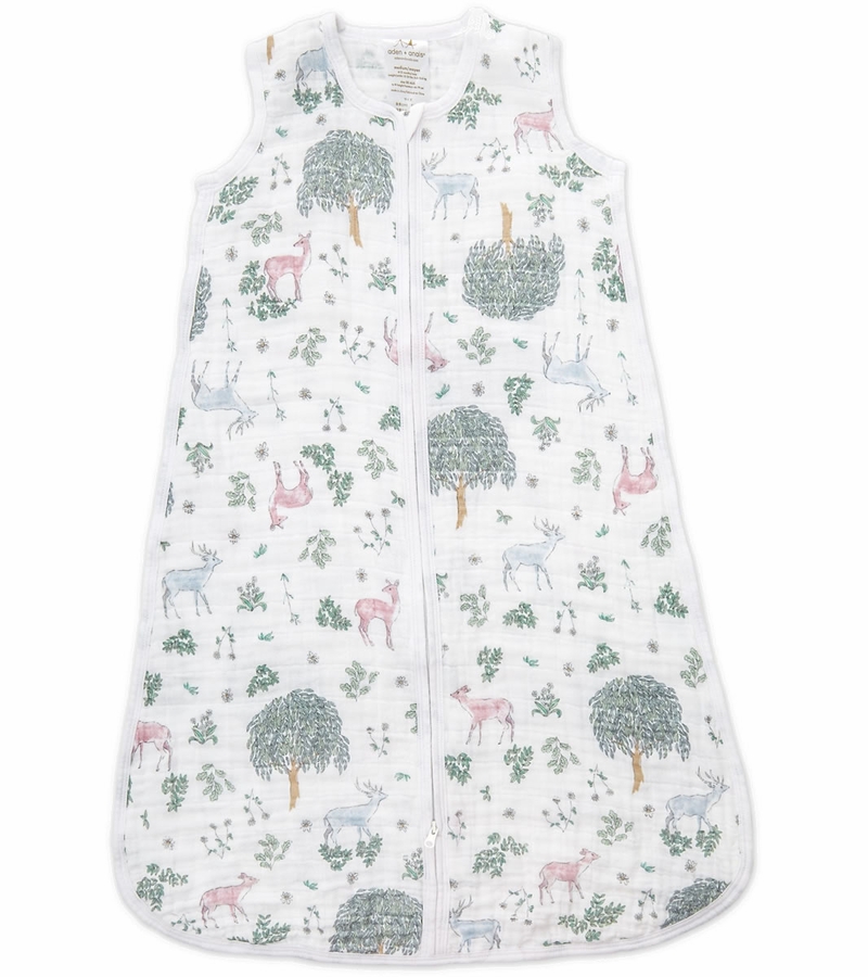 Aden + Anais Classic Sleeping Bag Forest Fantasy Deer Medium