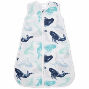 Aden + Anais Classic Sleeping Bag - Seafaring Whale - Large