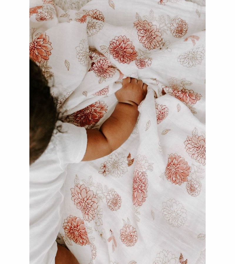 Aden + Anais Classic Swaddle Wraps, 4 Pack Dahlias