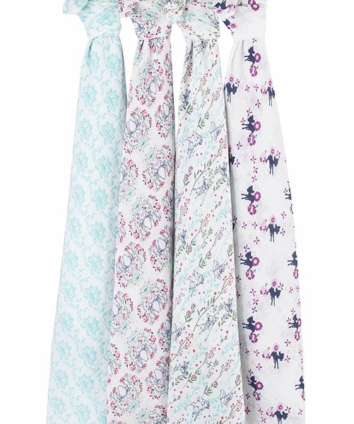 Aden + Anais Disney Baby Classic Swaddle Wrap, 4 Pack - Bambi