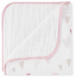 Aden + Anais Classic Dream Blanket - Heart Breaker