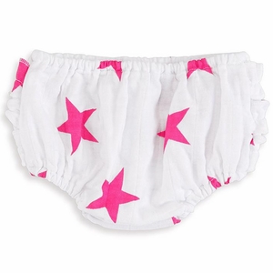 Aden + Anais Ruffle Bloomer - Shocking Pink Star (9-12 Months)