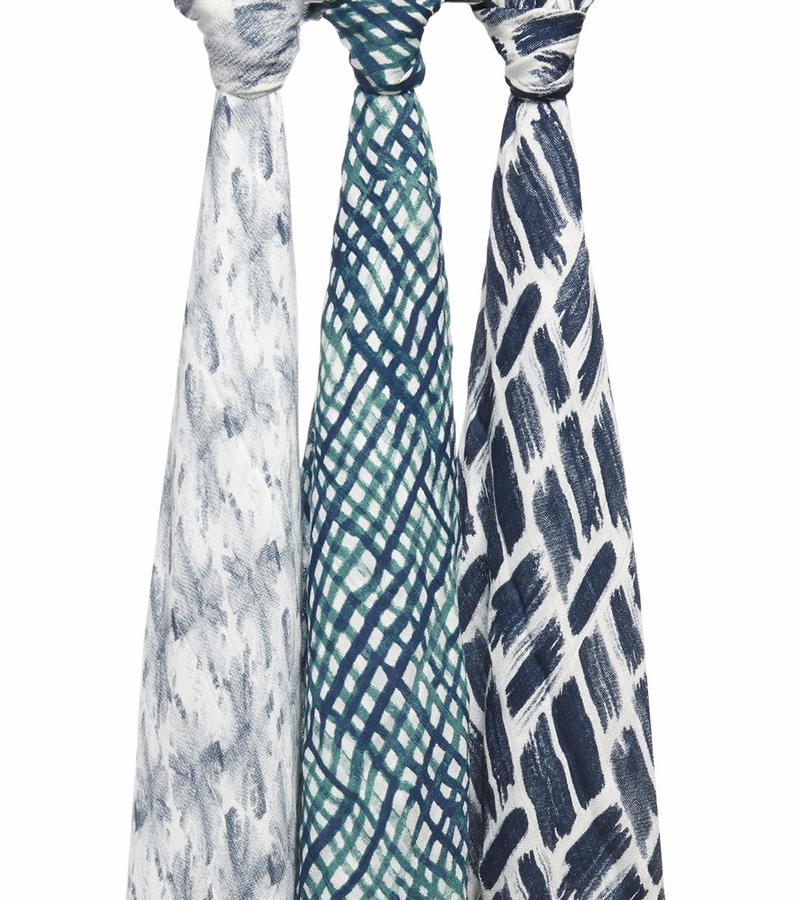 Aden + Anais Silky Soft Swaddles 3Pack Seaport