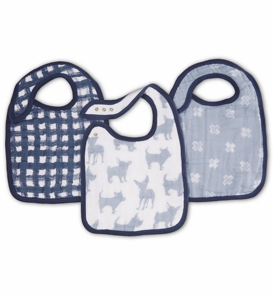 Aden + Anais Snap Bibs, 3 Pack - Waverly
