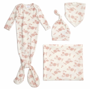 Aden + Anais Snuggle Knit Newborn Gift Set - Rosettes