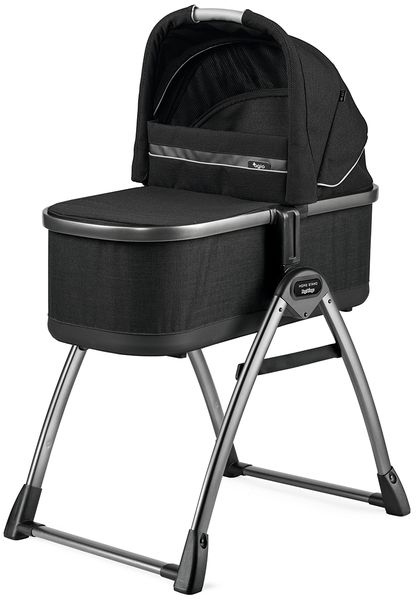 Agio by Peg Perego Z4 Bassinet + Home Stand - Black Pearl