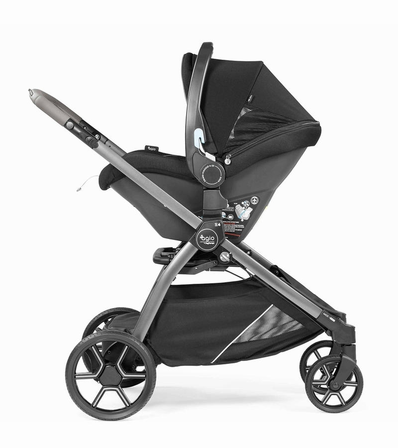 Agio by Peg Perego Z4 + Primo Viaggio 435 Nido Travel System Black Pearl