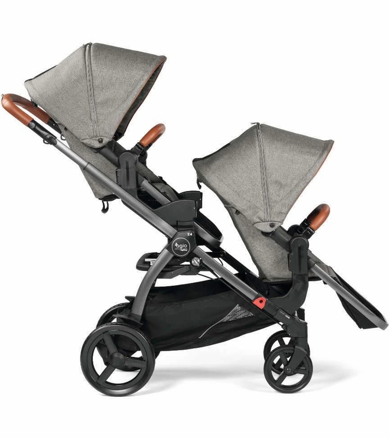 Agio by Peg Perego Z4 + Primo Viaggio 435 Nido Twin Travel System Grey