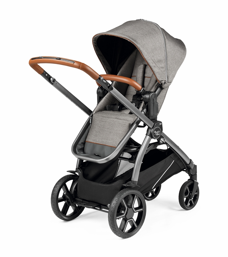 Agio by Peg Perego Z4 Stroller + Bundle Grey