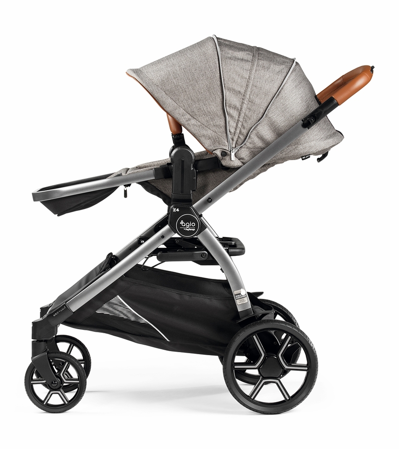 Agio by Peg Perego Z4 Stroller + Bundle Grey