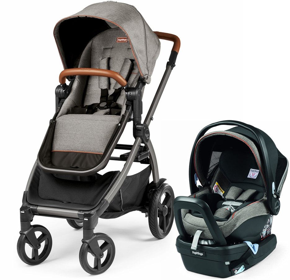 Agio by Peg Perego Z4 + Primo Viaggio 4-35 Nido Travel System - Grey