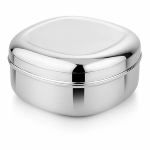 Ahimsa The Square Stainless Steel Food Container - Classic