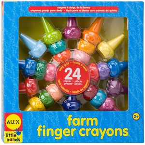 ALEX Toys Little Hands Farm Finger Crayons