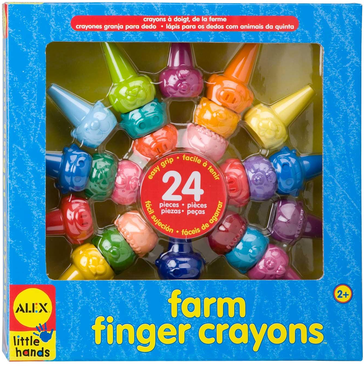 ALEX Toys Little Hands Farm Finger Crayons