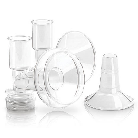 Ameda Custom Fit Flanges M/L - 2 Flanges & 2 Inserts