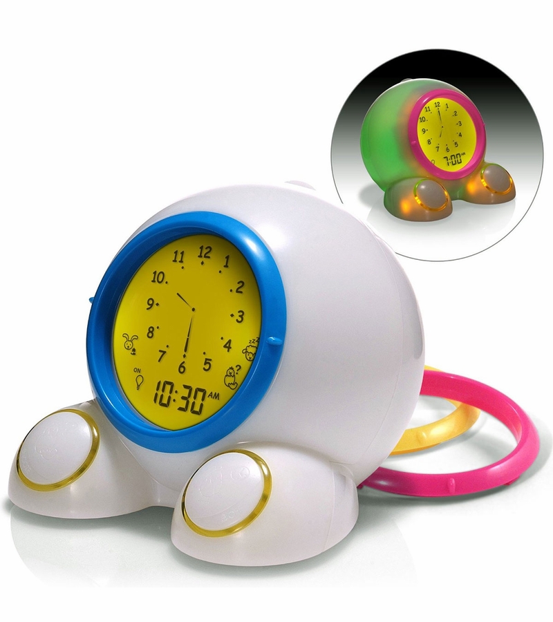 American Innovative Teach Me Time! Talking Alarm Clock & Nightlight