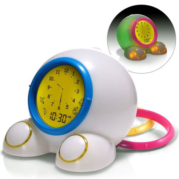 American Innovative Teach Me Time! Talking Alarm Clock & Nightlight