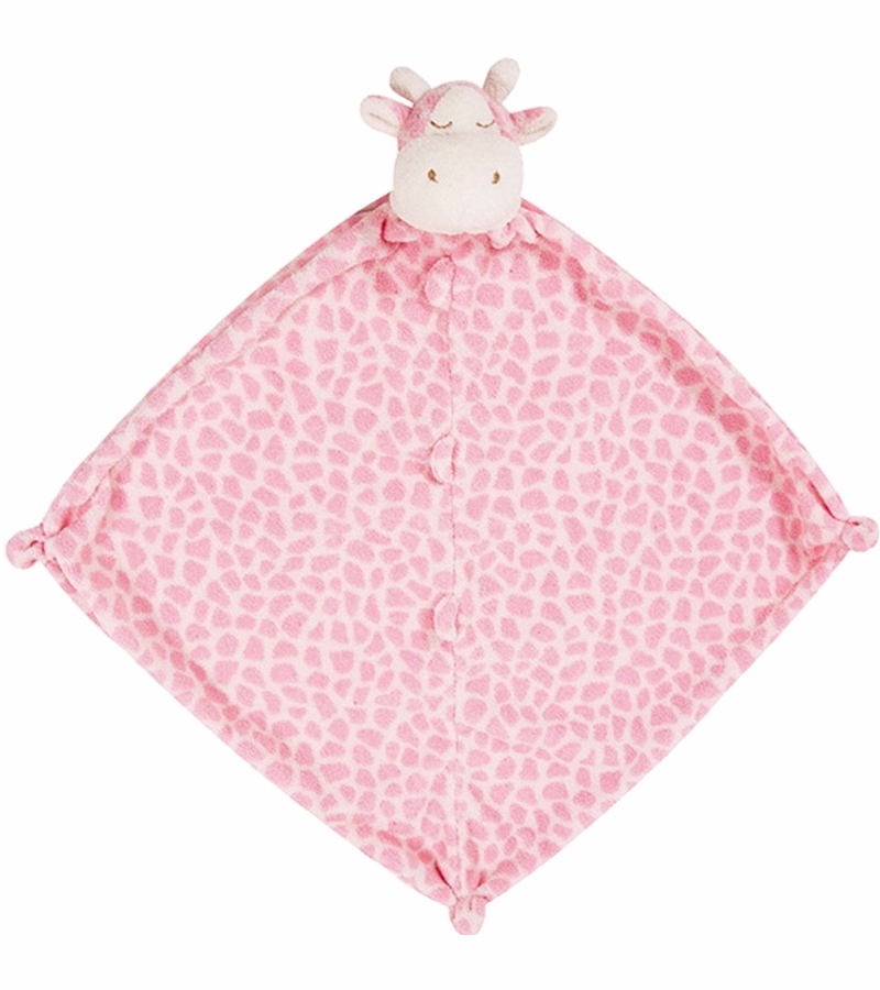 Angel Dear A Pair & A Spare Blankies Pink Giraffe