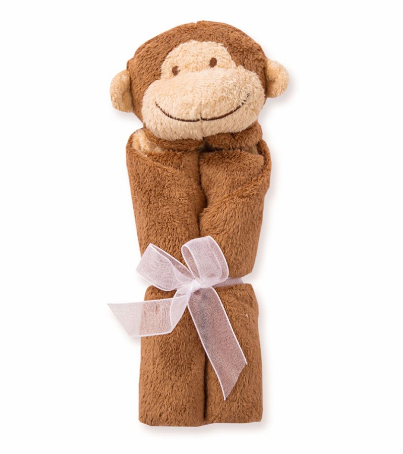 Angel Dear Blankie Dark Brown Monkey