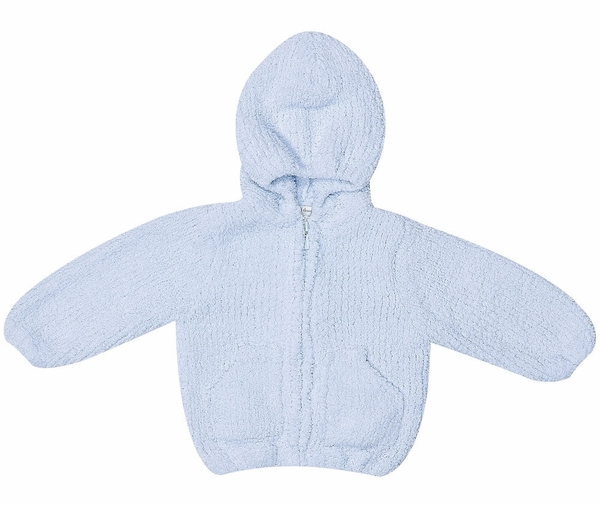 Angel Dear Chenille Hoodie, 0-6 Months - Light Blue