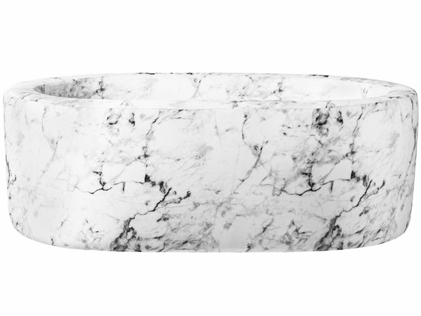 Aristot Bassinet - Carrara Marble Look