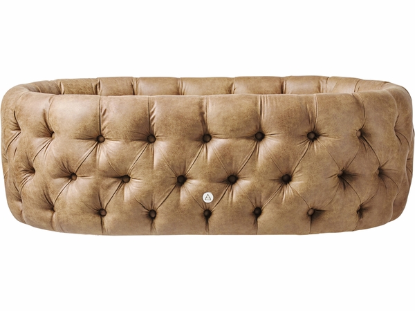 Aristot Bassinet - Leather Button Cognac