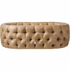 Aristot Bassinet - Leather Button Cognac