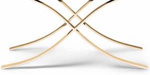 Aristot Curule Base - Gold