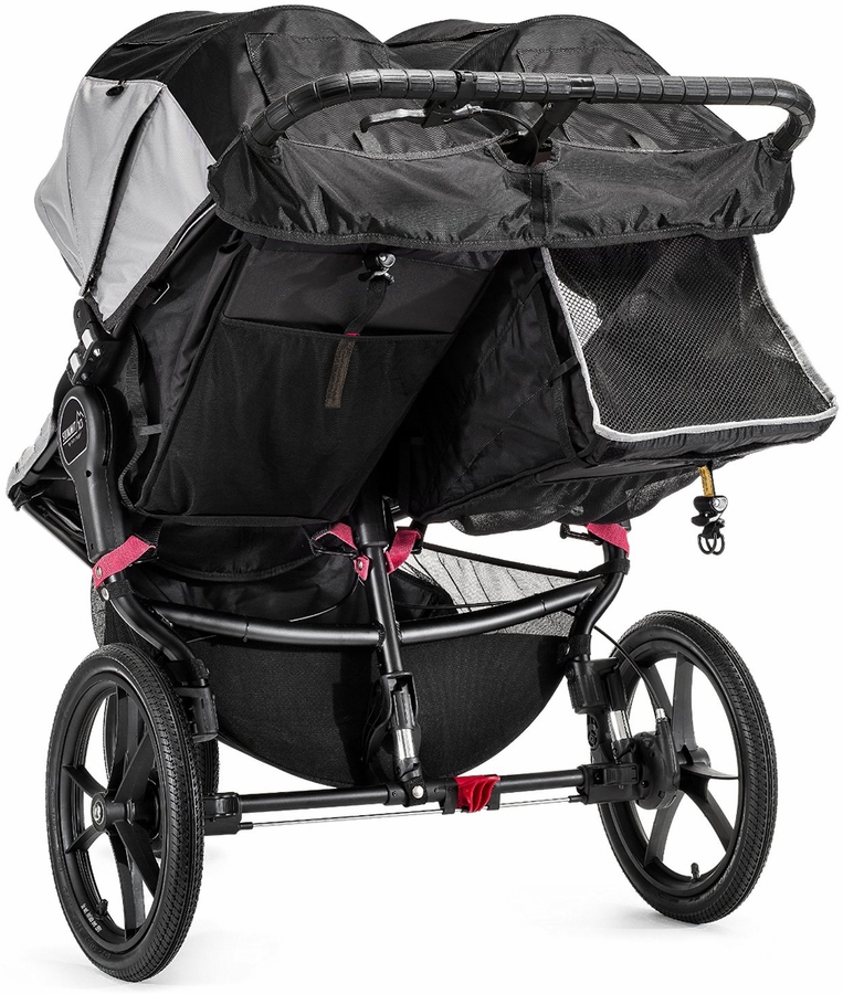 Baby Jogger Summit X3 Double Jogging Stroller Black / Gray