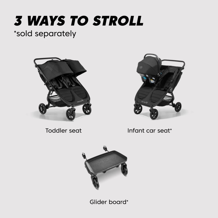 Baby Jogger City Mini GT2 Side by Side Double Stroller, AllTerrain