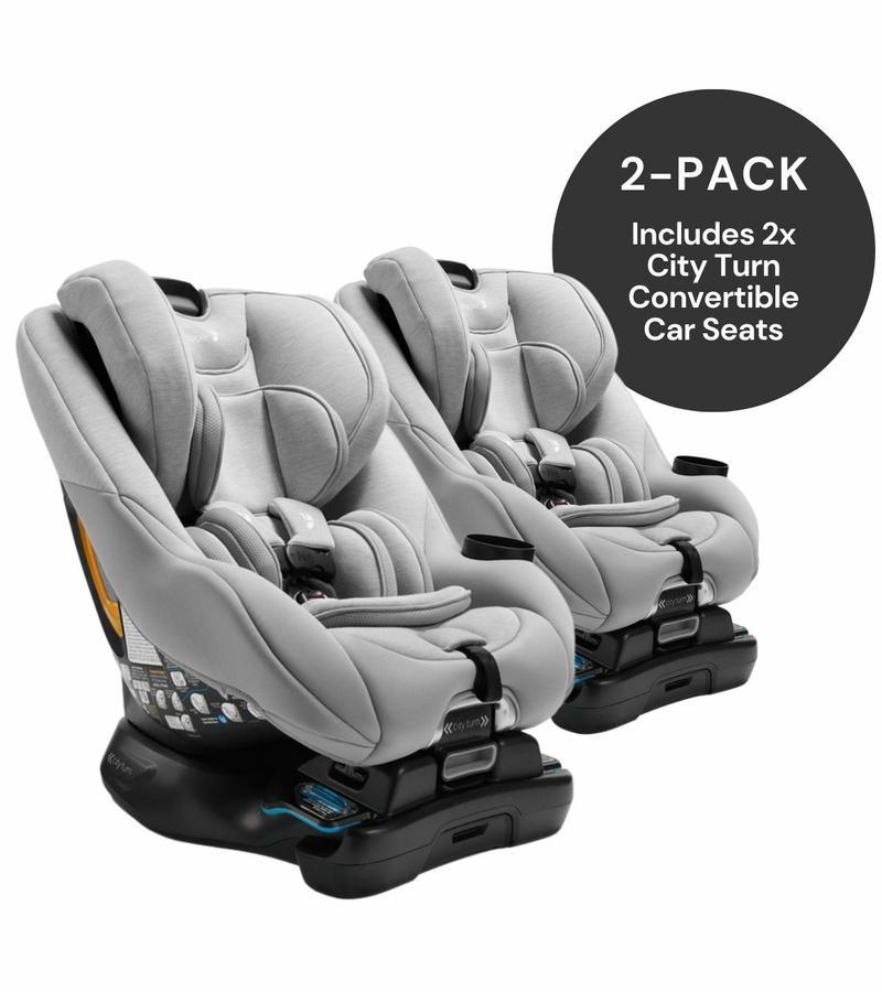 Baby Jogger City Turn Rotating Convertible Car Seat (2 Pack) Paloma