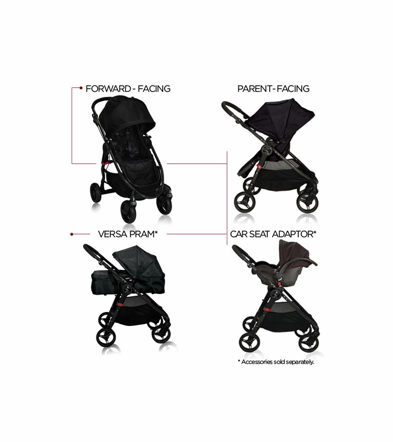Baby Jogger City Versa Stroller Black