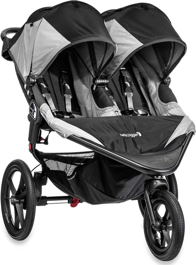 Baby Jogger Summit X3 Double Stroller Black/Gray