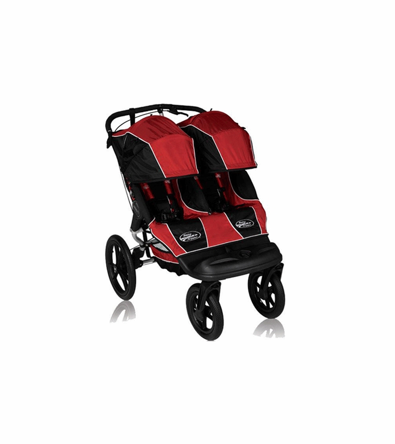 Baby Jogger Summit XC Double Stroller/Jogger Hybrid Red/Black
