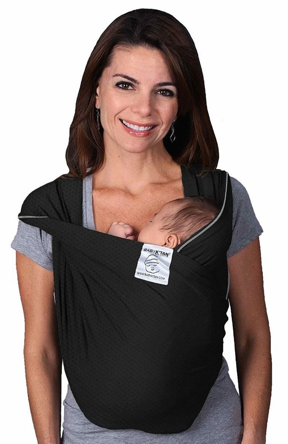 Baby K'tan ACTIVE Baby Carrier in Black Large