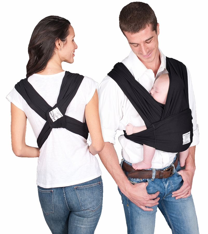 Baby K'tan Baby Carrier in Basic Black Large