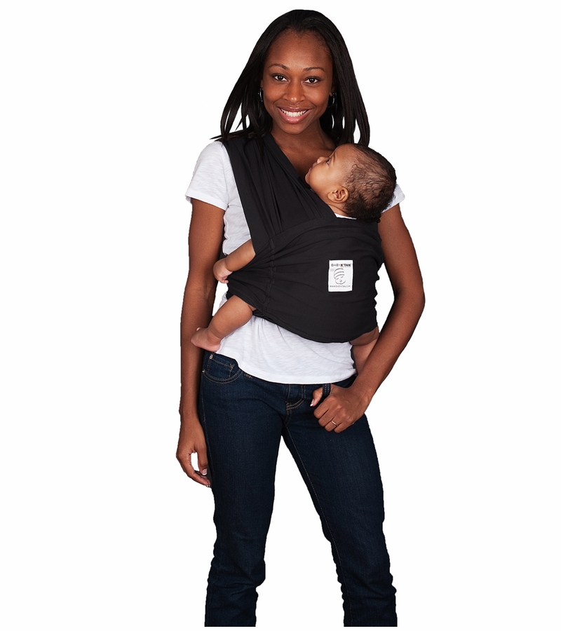Baby K'tan Baby Carrier in Basic Black Small